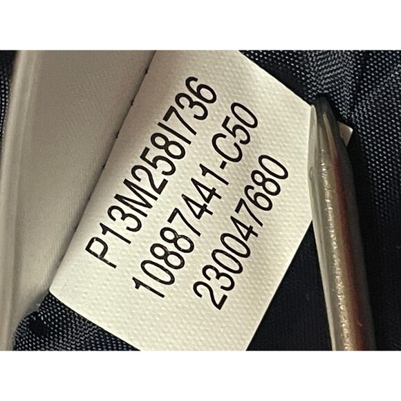 Evan-Picone Black Label Navy Open Front Blazer Jacket Size 6 NWT - Picture 13 of 15